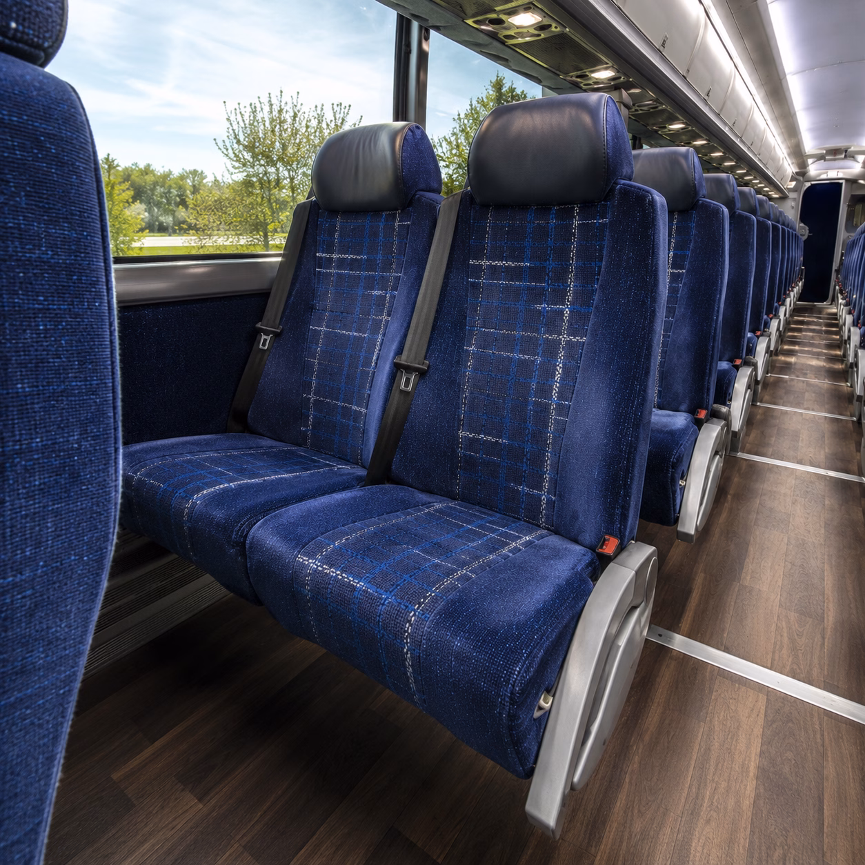 fort smith charter bus inside