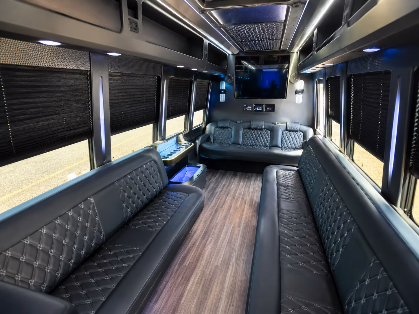 fort smith charter bus interior 2