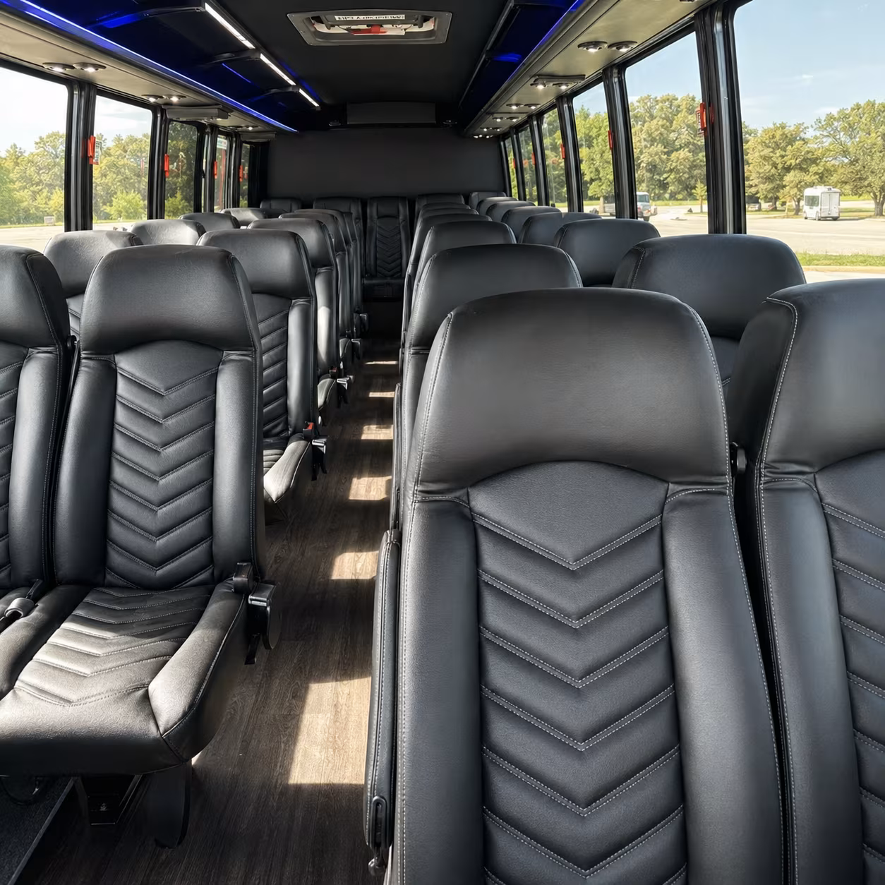 fort smith school event transportation onboard seating