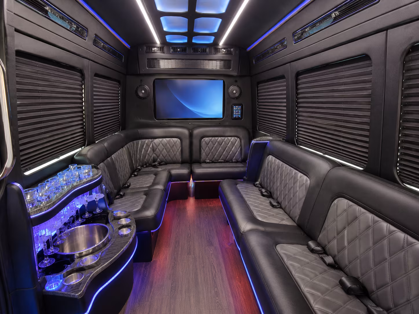 fort smith sporting event transportation onboard seating